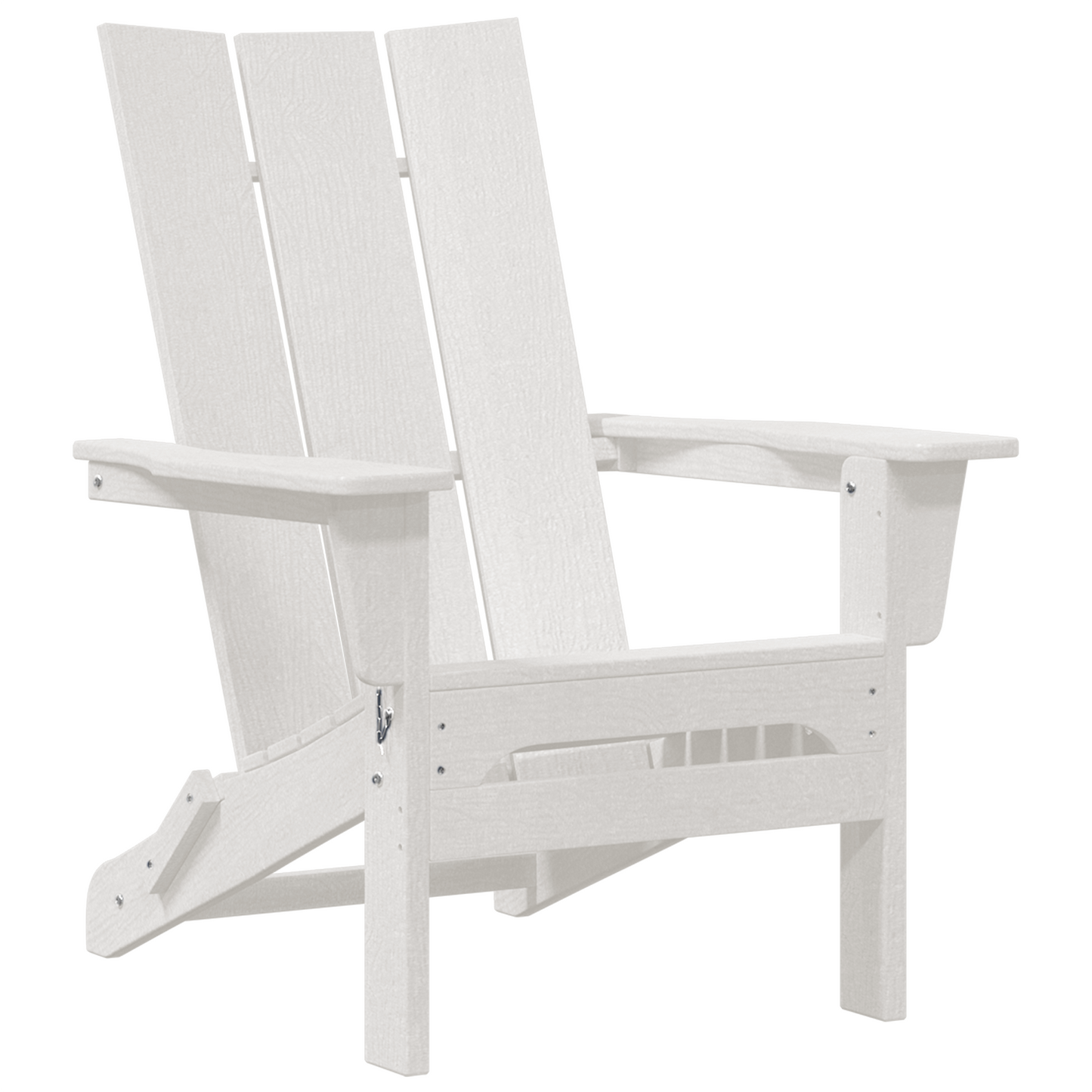 Foldable Adirondack Chairs 2 pcs White 74.5x80.5x90 cm HDPE