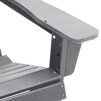 Adirondack Chairs 2 pcs Light Grey 74x82x90 cm HDPE