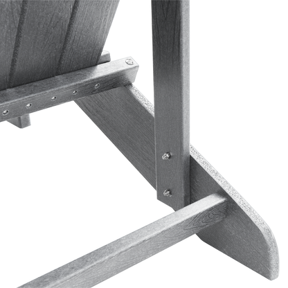 Adirondack Chairs 2 pcs Light Grey 74x82x90 cm HDPE