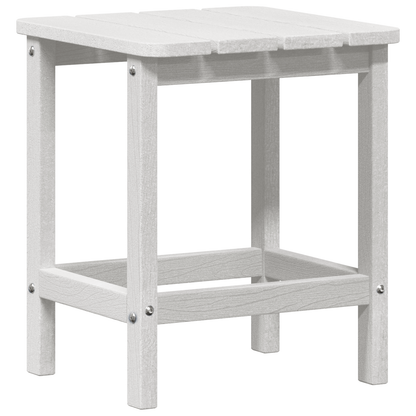 3 Piece Garden Lounge Set White HDPE