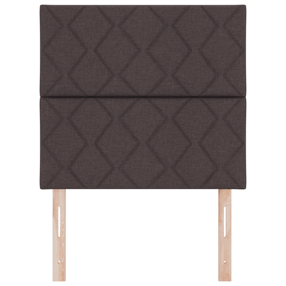 Dark Brown Diamond Blocks Design Fabric Headboard 100 cm, Dark Brown Diamond Blocks Design Fabric Headboard 200 cm