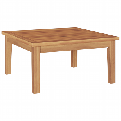 5 Piece Garden Bench Set with Cushions Solid Wood Teak
