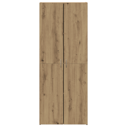 Office Cabinet Set of 2 Artisan oak Engineered wood