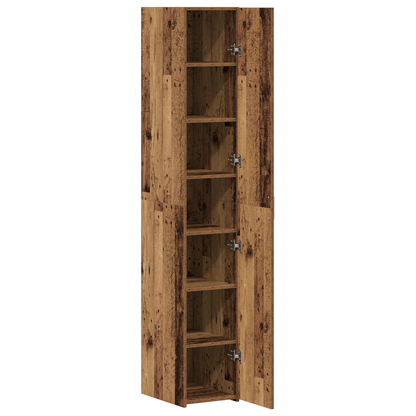 Highboard Old Wood 30x42.5x185 cm Engineered Wood