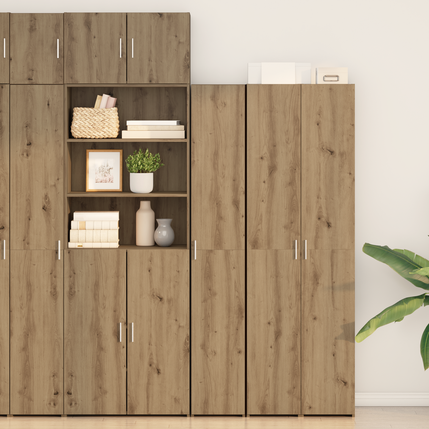 Highboard Artisan Oak 30x42.5x185 cm Engineered Wood