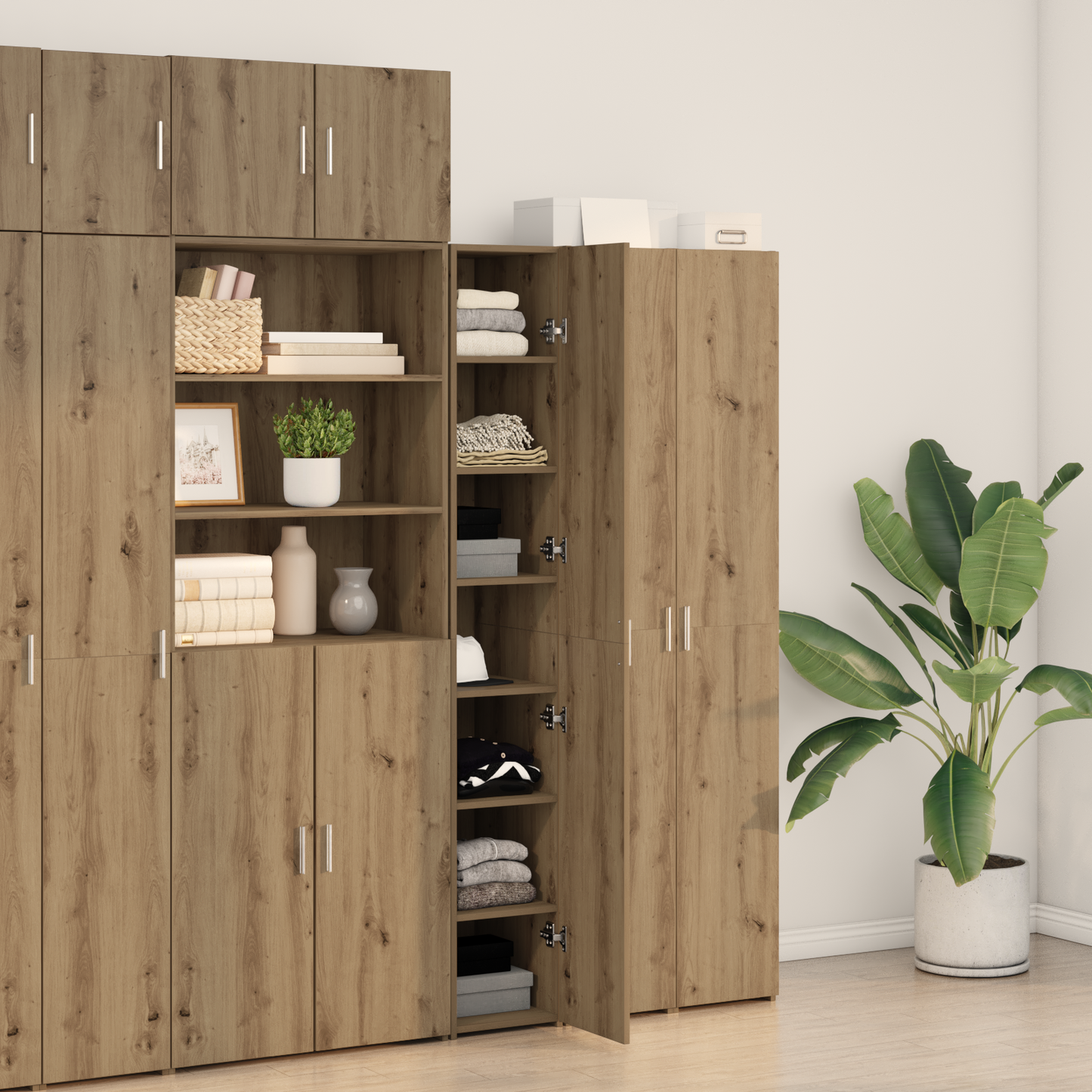 Highboard Artisan Oak 30x42.5x185 cm Engineered Wood