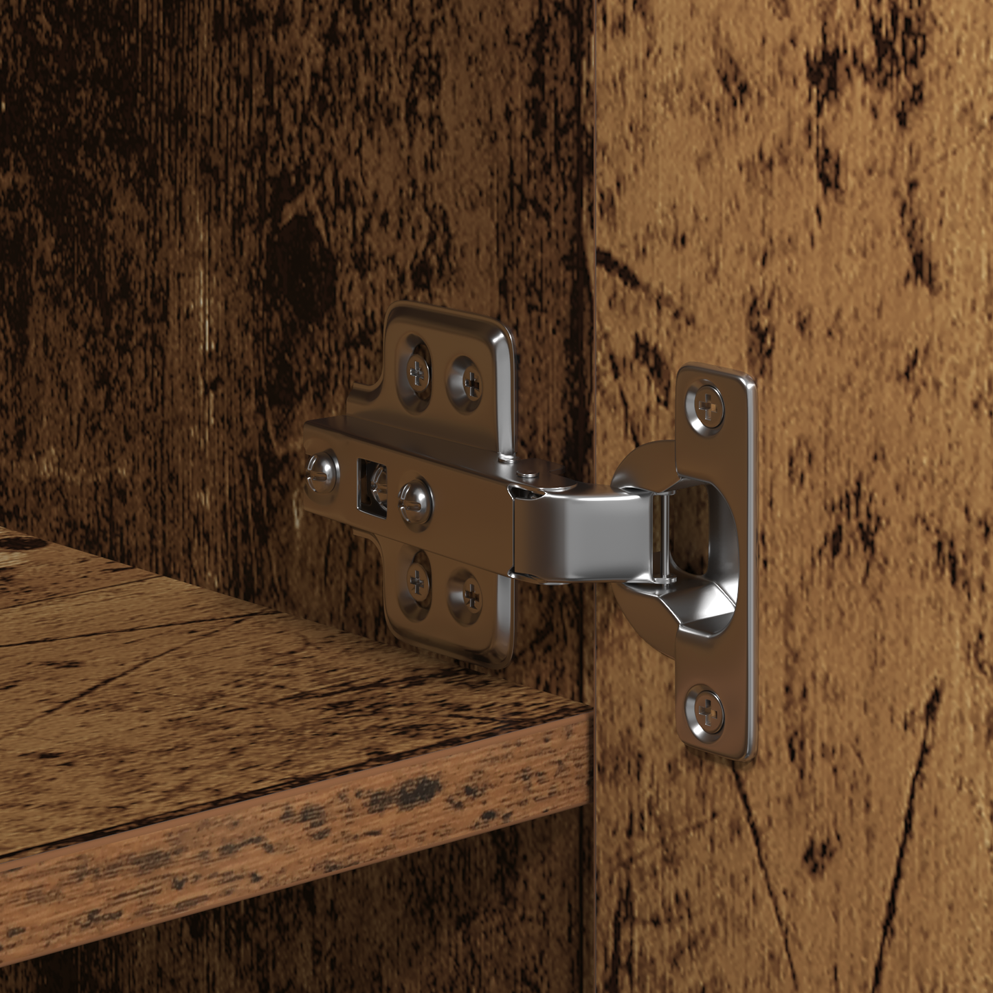 Highboard Old Wood 70x42.5x185 cm Engineered Wood