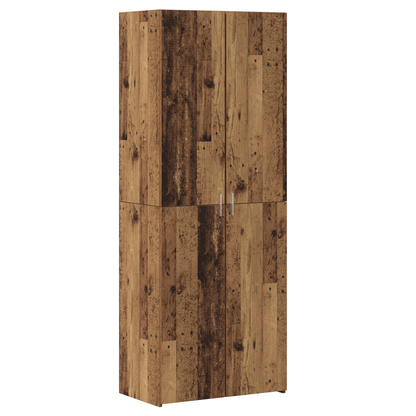Highboard Old Wood 70x42.5x185 cm Engineered Wood