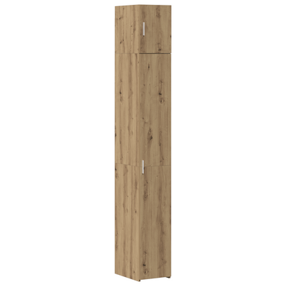 Slim Storage Cabinet Artisan Oak 30x42.5x225 cm Engineered Wood