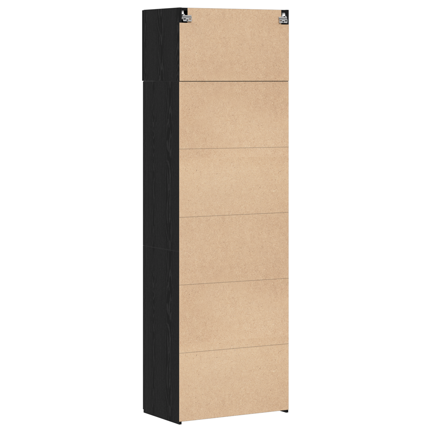 Storage Cabinet Black Oak 70x42.5x225 cm Engineered Wood
