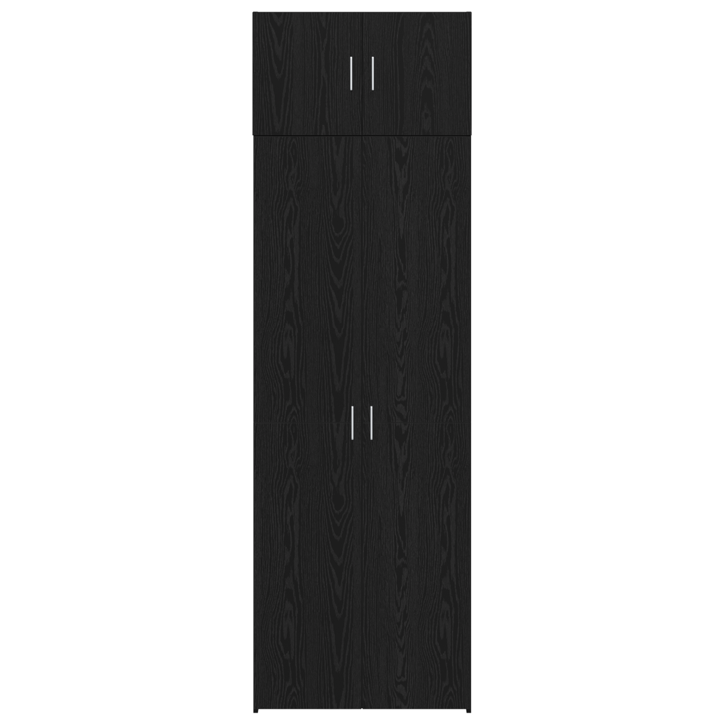 Storage Cabinet Black Oak 70x42.5x225 cm Engineered Wood