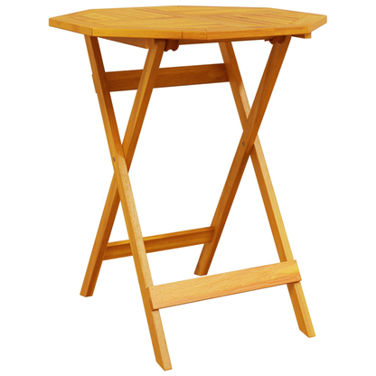 3 Piece Folding Bistro Set Solid Wood Acacia