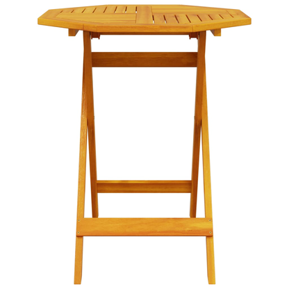 3 Piece Folding Bistro Set Solid Wood Acacia