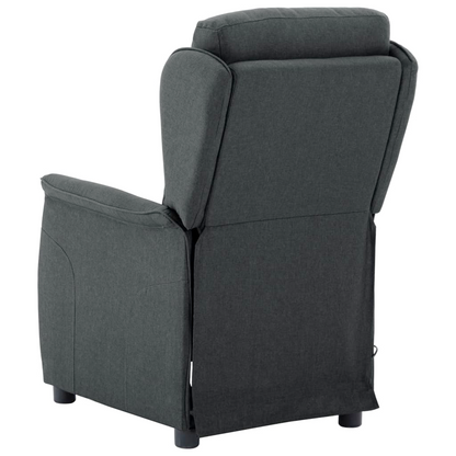 Massage Chair Dark Grey Fabric