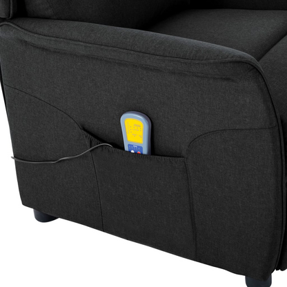 Massage Chair Black Fabric