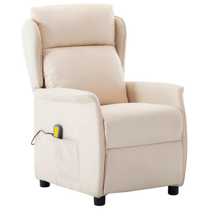 Massage Chair Cream Fabric