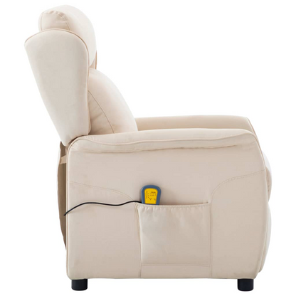 Massage Chair Cream Fabric