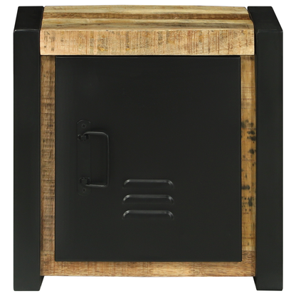 Bathroom Wall Cabinet 40x30x40 cm Solid Wood Rough Mango