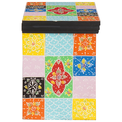 Bedside Cabinet Multicolour 40x30x40 cm Solid Wood Mango