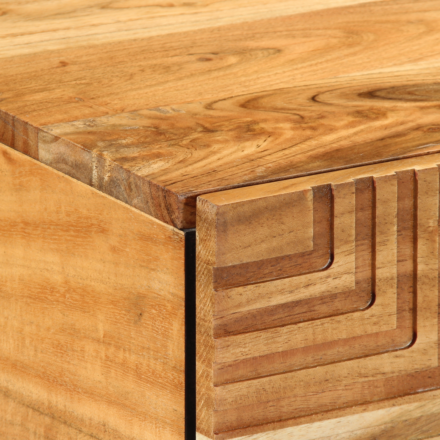 Coffee Table 100x54x40 cm Solid Wood Acacia