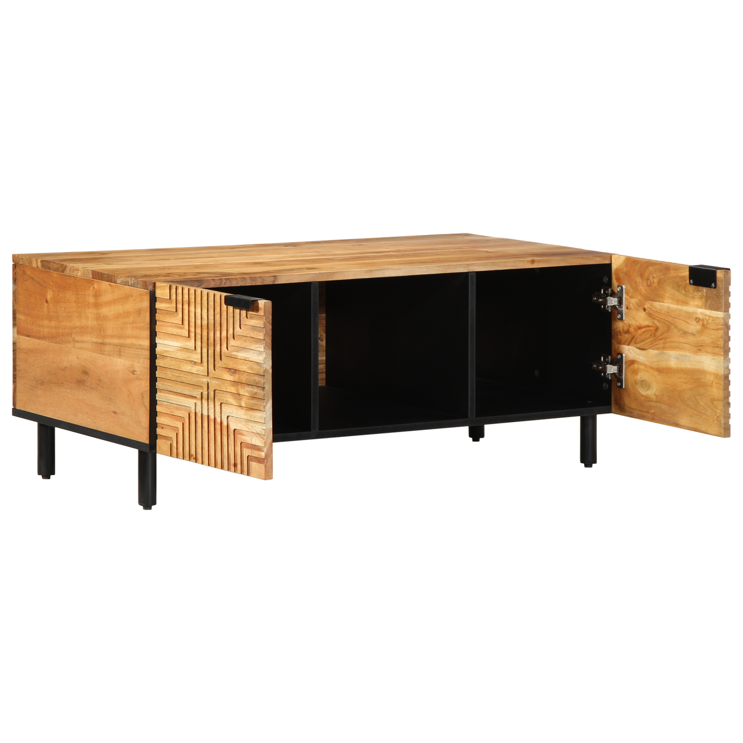 Coffee Table 100x54x40 cm Solid Wood Acacia