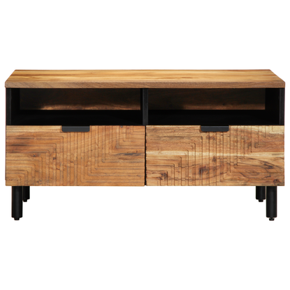 Coffee Table 80x54x40 cm Solid Wood Acacia