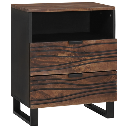 Bedside Cabinet 50x33x60 cm Solid Wood Mango & Engineered Wood