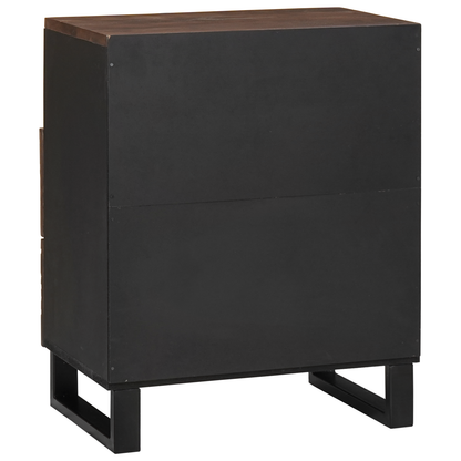 Bedside Cabinet 50x33x60 cm Solid Wood Mango & Engineered Wood
