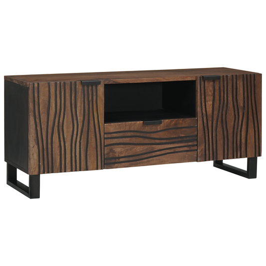 TV Cabinet 105x33.5x46 cm Solid Mango Wood