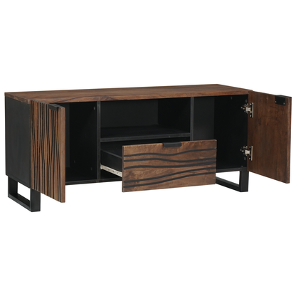 TV Cabinet 105x33.5x46 cm Solid Mango Wood