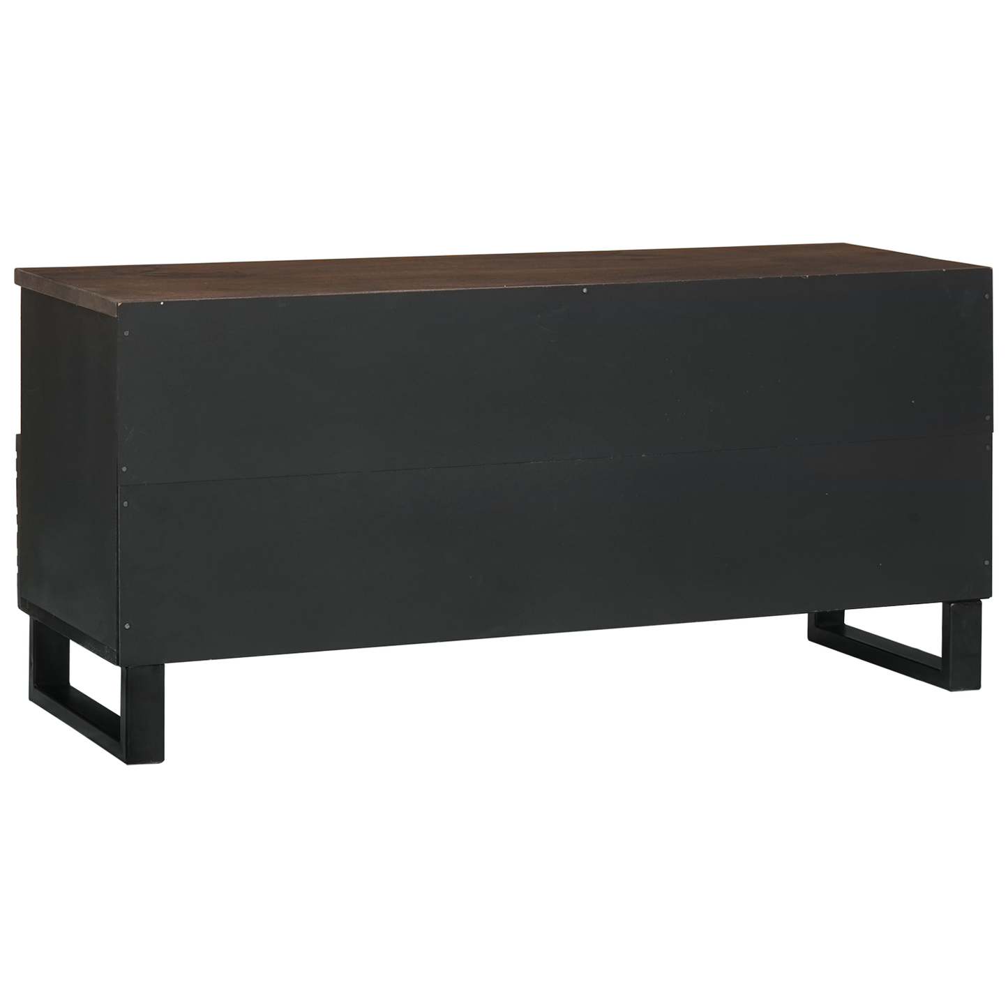 TV Cabinet 100x33.5x46 cm Solid Wood Mangou&Engineered Wood