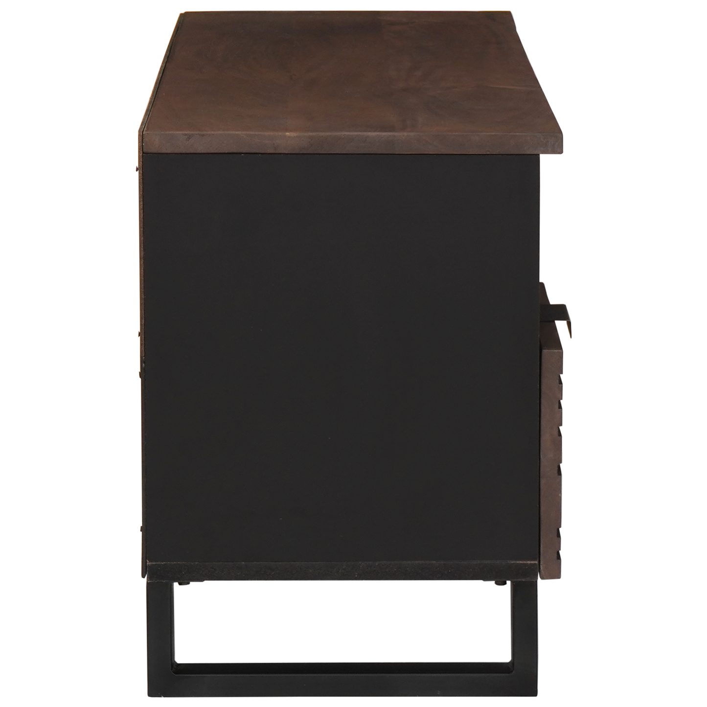 TV Cabinet 100x33.5x46 cm Solid Wood Mangou&Engineered Wood