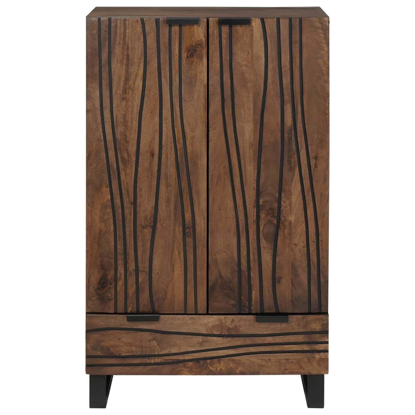 Highboard 60x33.5x100 cm Solid Wood Mango