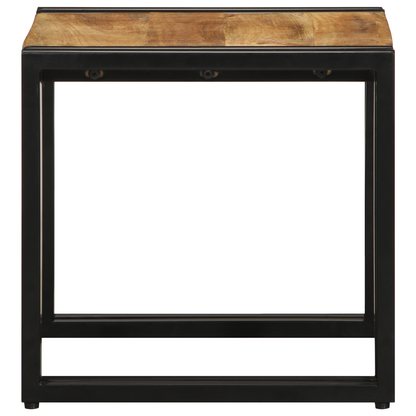 Coffee Table 40x50x38 cm Solid Rough Wood Mango