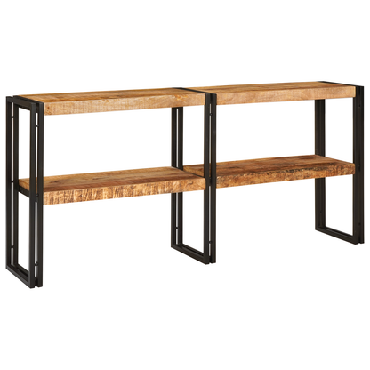 Console Table 160x33x75 cm Solid Rough Wood Mango