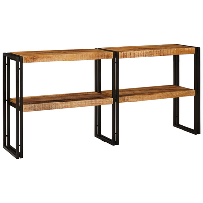 Console Table 160x33x75 cm Solid Rough Wood Mango