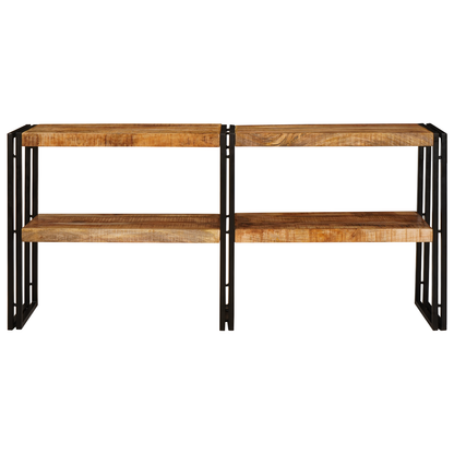 Console Table 160x33x75 cm Solid Rough Wood Mango