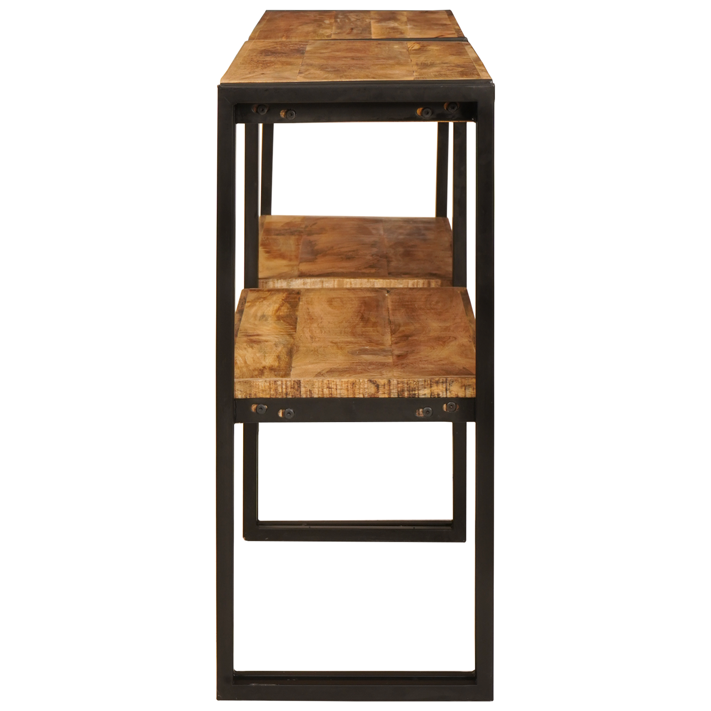 Console Table 160x33x75 cm Solid Rough Wood Mango