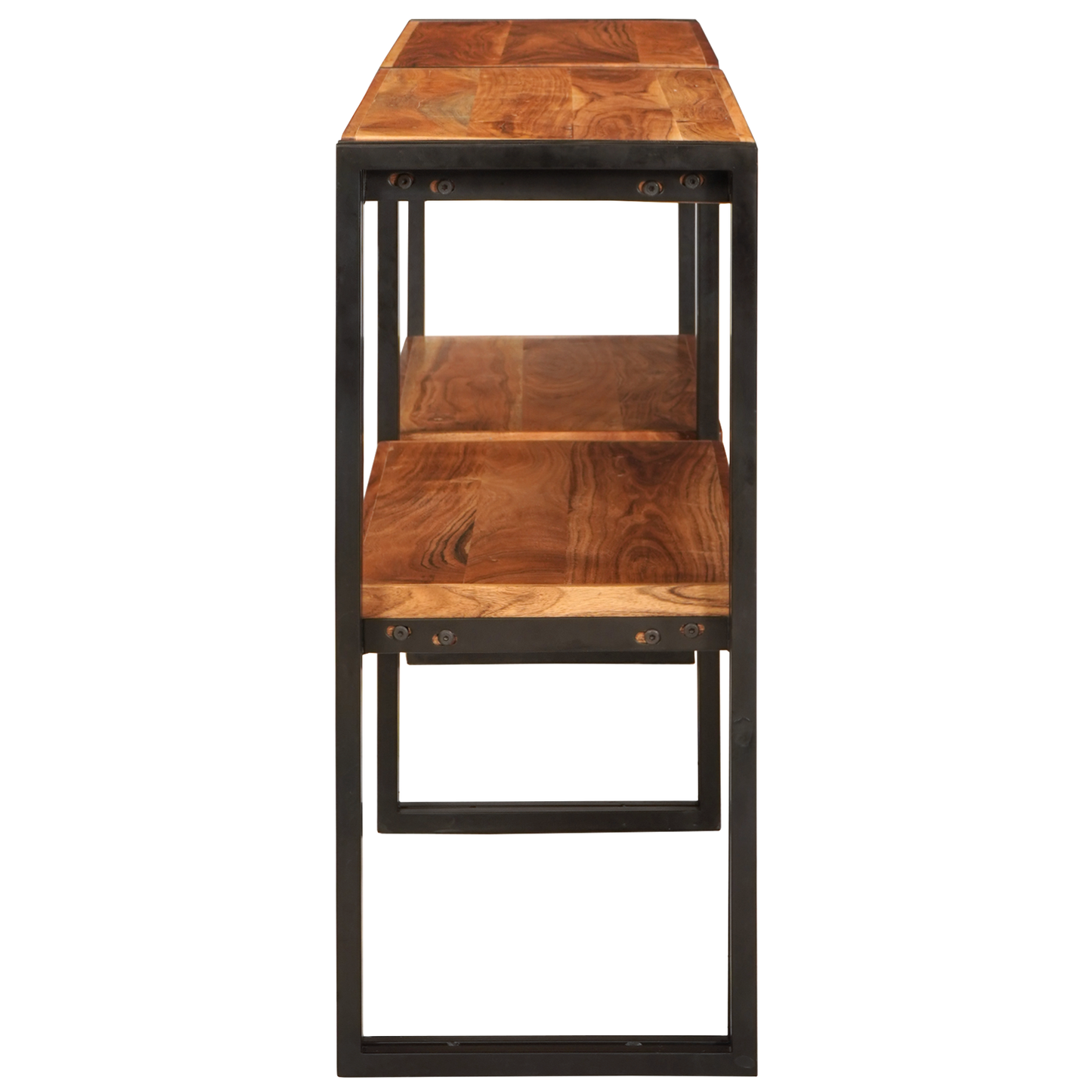 Console Table 160x33x75 cm Solid Rough Acacia