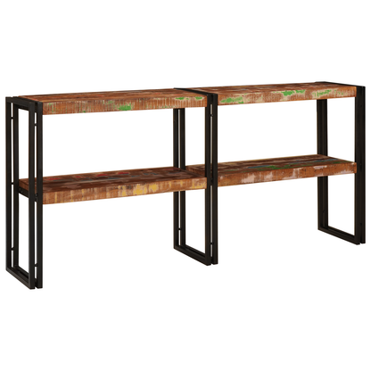 Console Table 160x33x75 cm Solid Wood Reclaimed