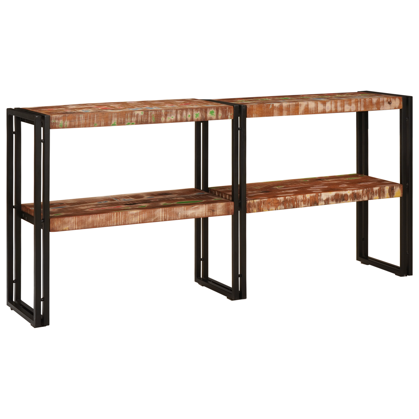 Console Table 160x33x75 cm Solid Wood Reclaimed