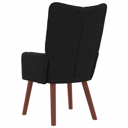 Relaxing Chair Black Velvet