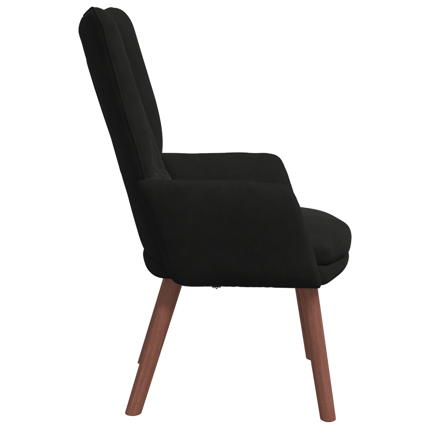 Relaxing Chair Black Velvet