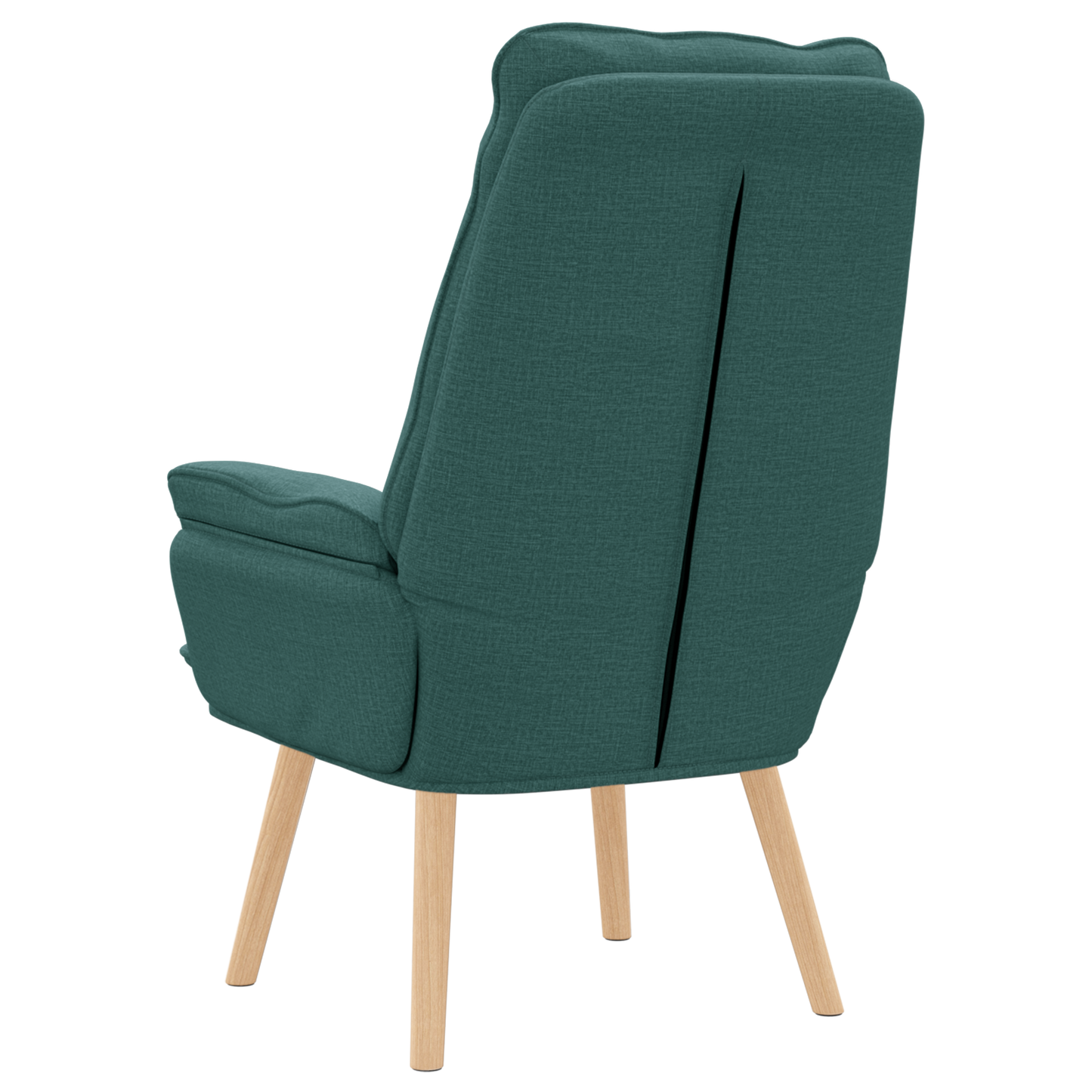 Relaxing Chair Dark Green Fabric