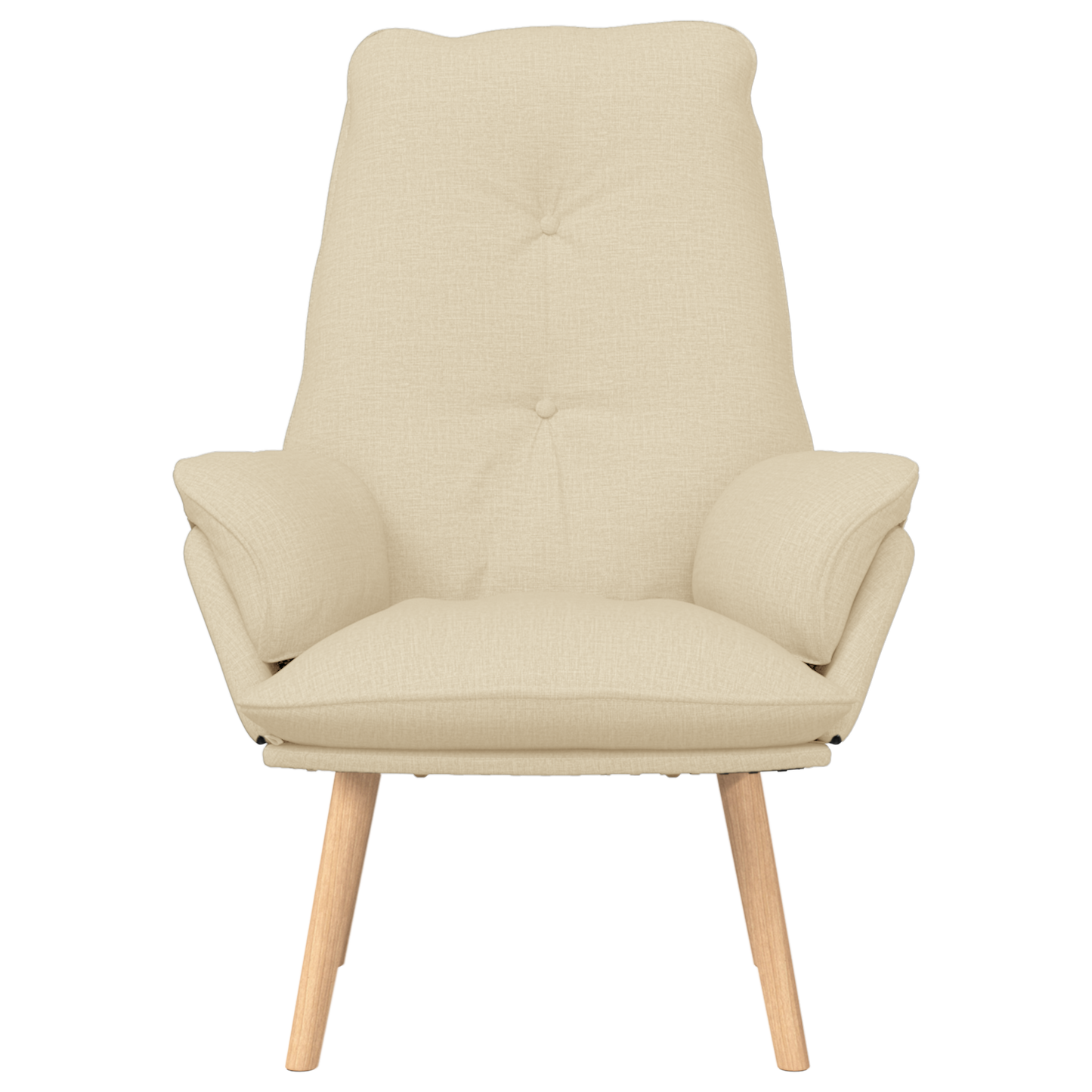 Relaxing Chair Cream Fabric