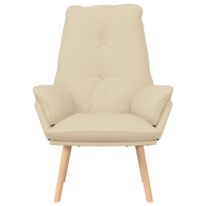 Relaxing Chair Cream Fabric