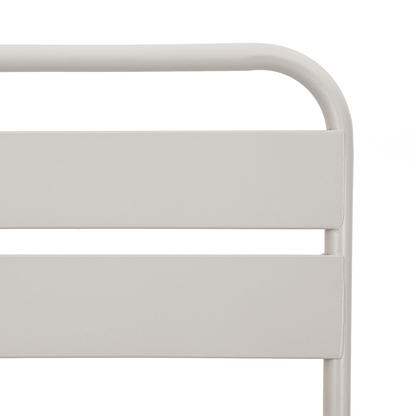 Folding Garden Chairs 2 pcs Beige 42x52x82 cm Powder-coated Steel