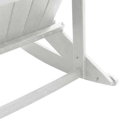 Adirondack Rocking Chair White 73.5x92x90 cm HDPE