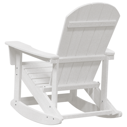 Adirondack Rocking Chair White 73.5x92x90 cm HDPE
