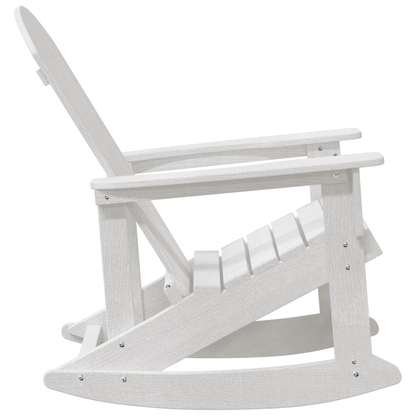 Adirondack Rocking Chair White 73.5x92x90 cm HDPE
